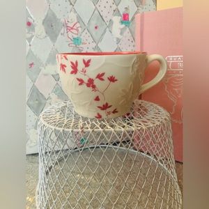Sweet Starbucks caffe tea cup pink floral